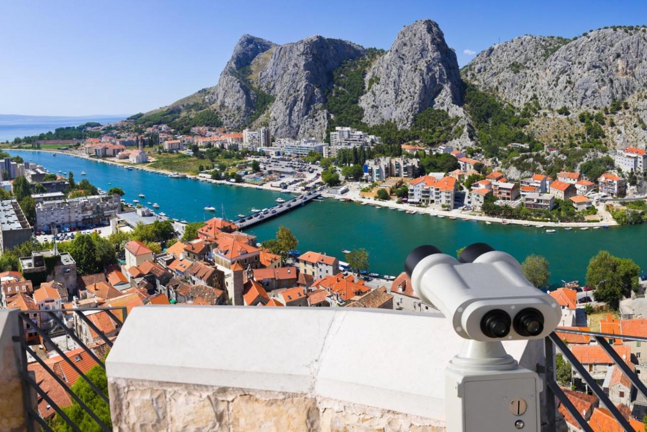 Apartment In Omis With Sea View, Balcony, Air Conditioning, Wi-Fi 外观 照片
